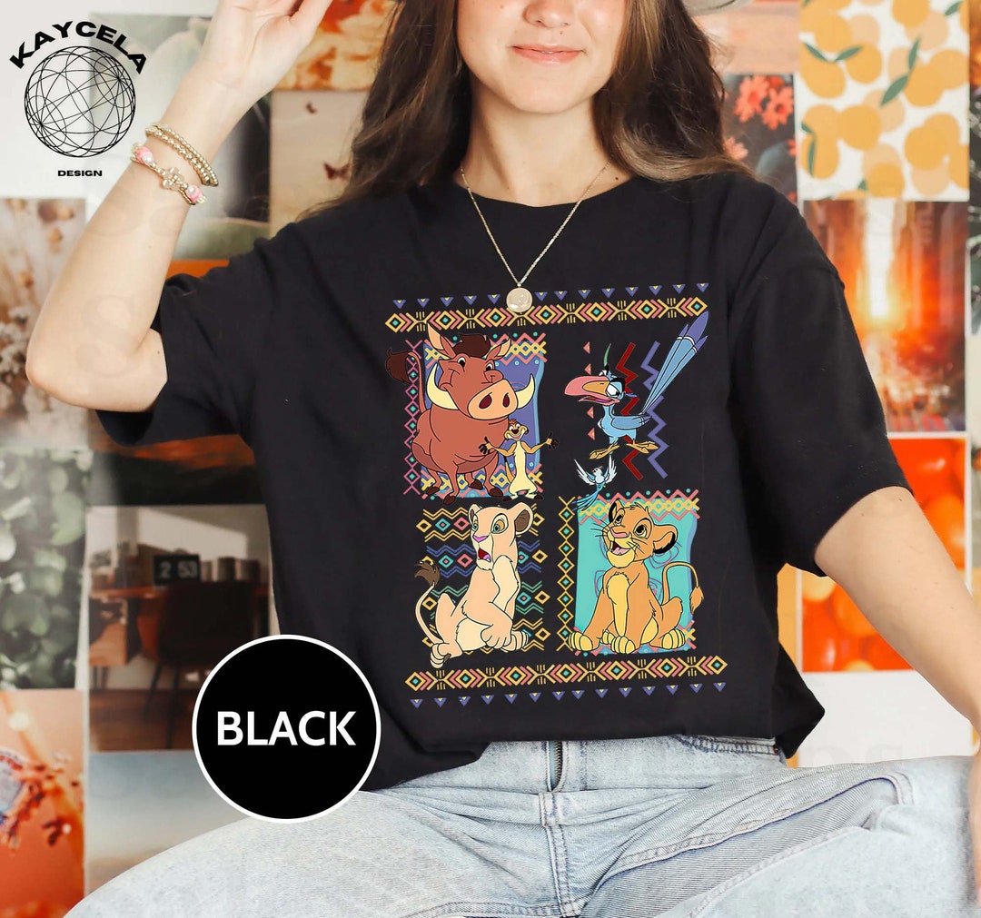 Vintage 90s Disney Lion King Simba and Timon Shirt, Disney the Lion ...