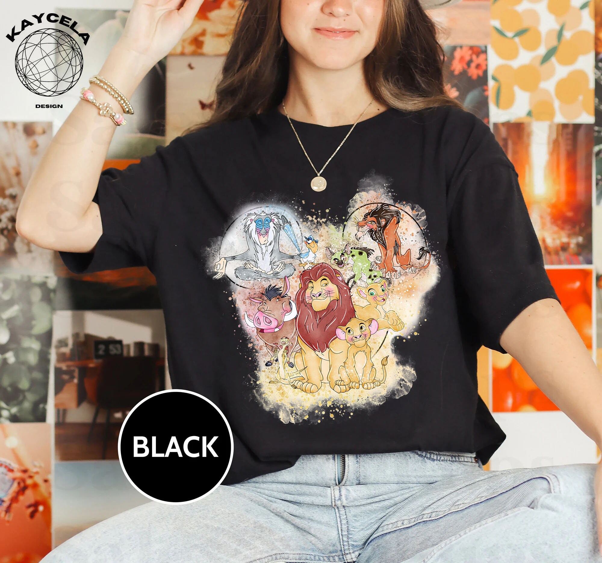 Vintage the Lion King Shirt, Disney Watercolor T-shirt, Disney Timon ...