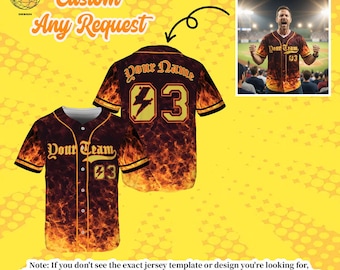 Custom Baseball Jersey Custom Baseball Team Uniforms Printed Name Number Personalized Baseball Shirt for Men Women Youth