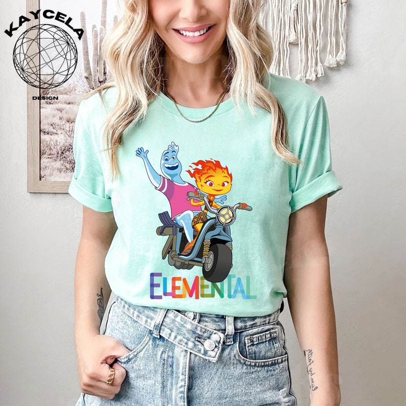 Disney Elemental Ember and Wade Shirt, Elemental Chemical Reaction ...