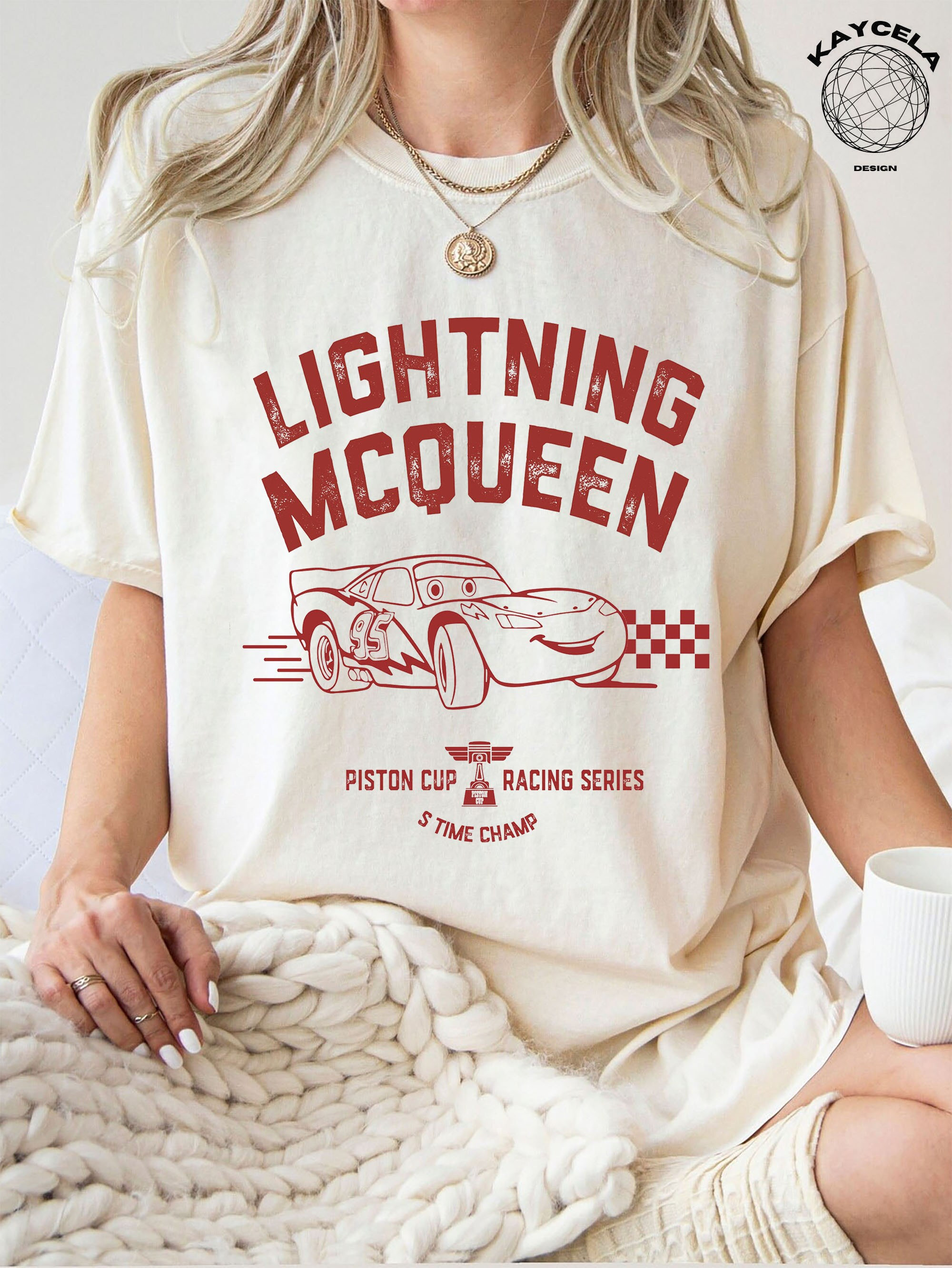 Retro Lightning McQueen Shirt, Disney Cars Shirt, Pixar Cars Shirt, Disney Cars Land Tee, Lightning McQueen Comfort Colors Shirt