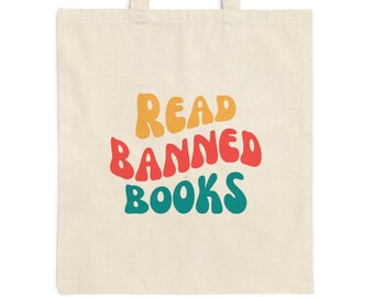Katoenen canvas draagtas Read Banned Books