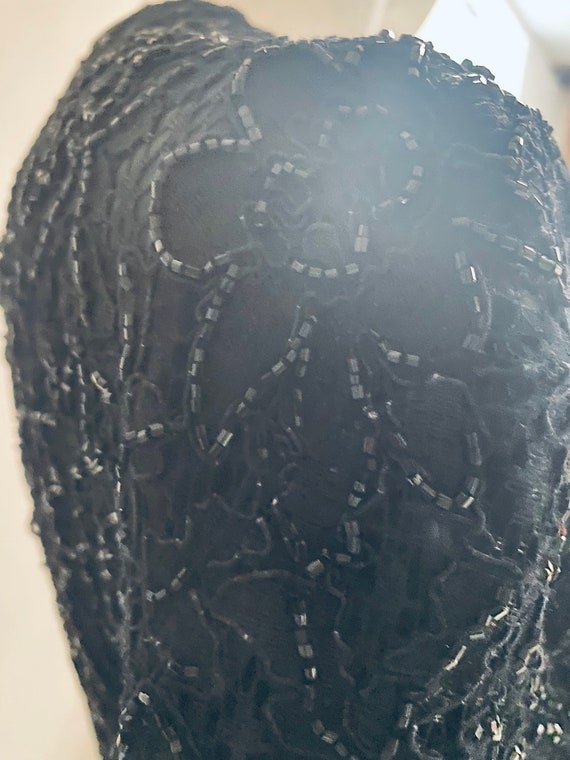 BLACK SEQUIN JACKET - image 4