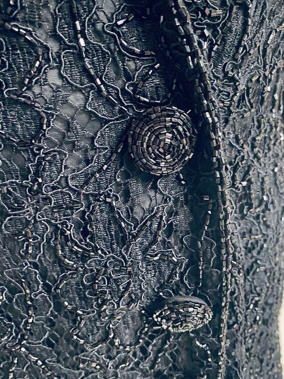 BLACK SEQUIN JACKET - image 8