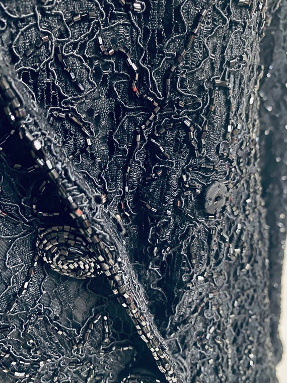 BLACK SEQUIN JACKET - image 7