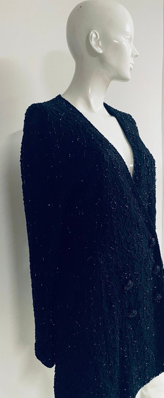 BLACK SEQUIN JACKET