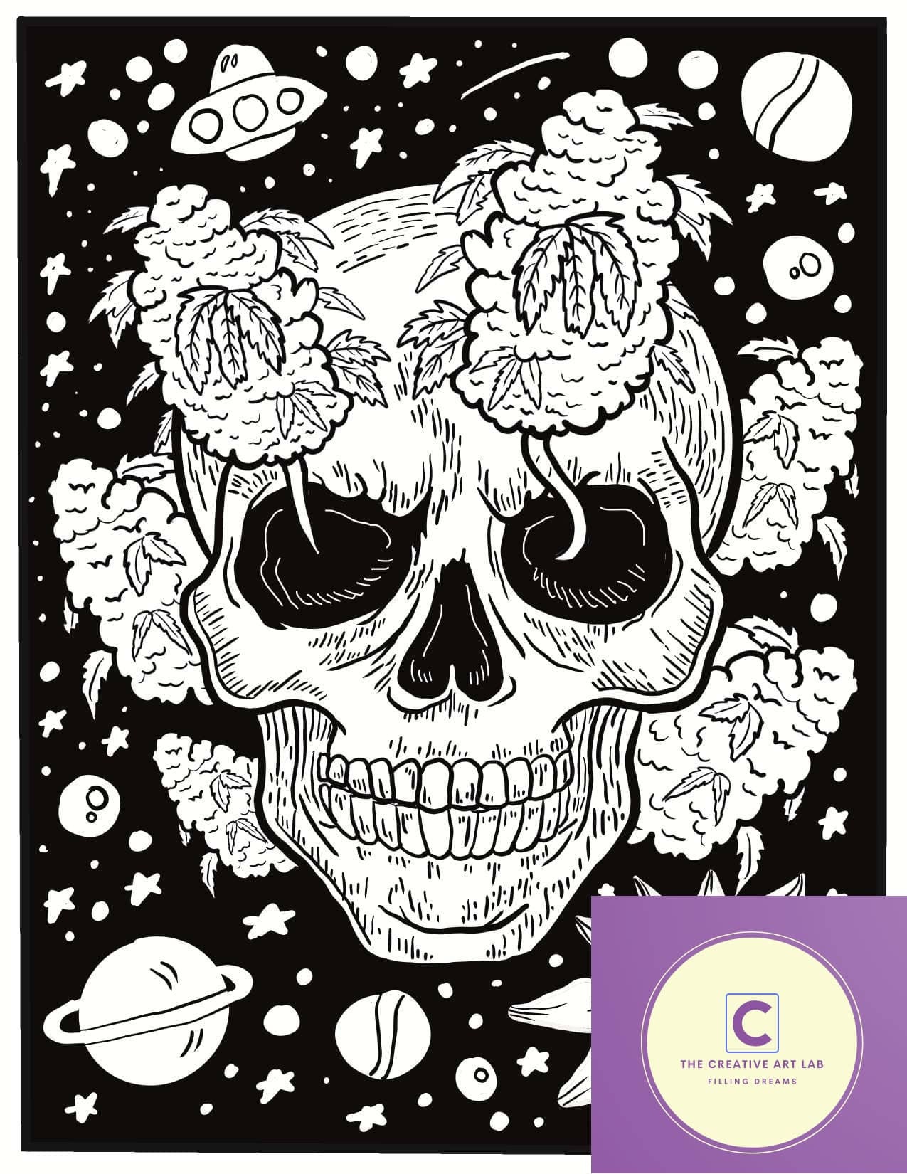 Trippy Coloring Pages - Fantasy Theme Coloring Book