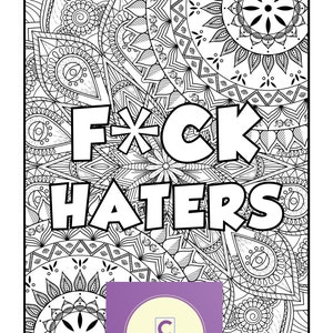 17 Motivational Swear Words Coloring Pages - Etsy Australia