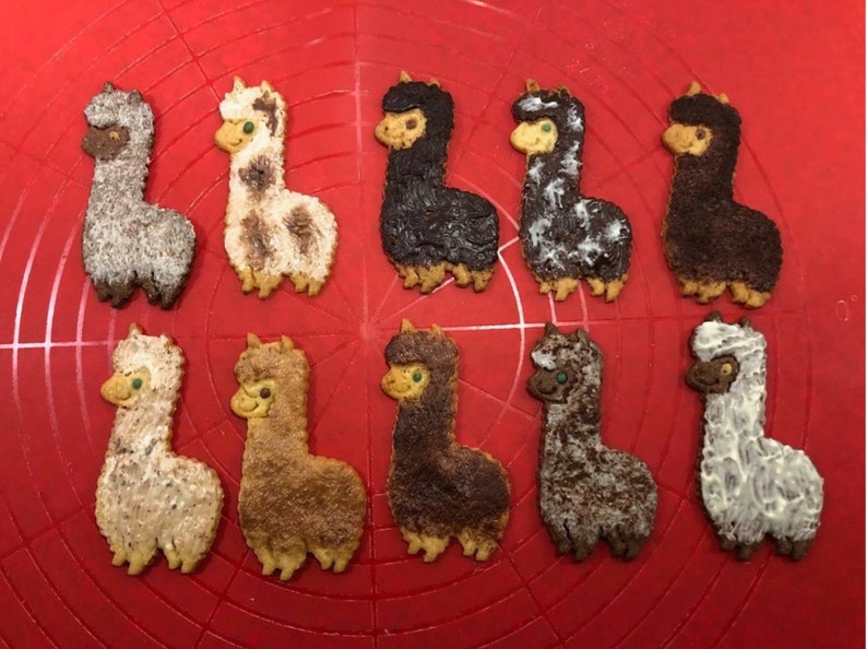 Alpaka Cookie Cutter Ausstecher. Ausstecher für Kekse, Plätzchen, Teig, Lebkuchen und Fondant Bild 4