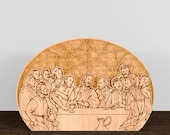 The Last Supper Laser Cut File: Easter Decor SVG (Digital Download)