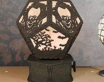 Bella Luxx スカルランプ（電球付き）、モダンゴシック照明、装飾