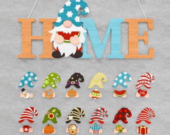 Halloween Horror Door Sign SVG Bundle: Laser Cut Files (Digital Download