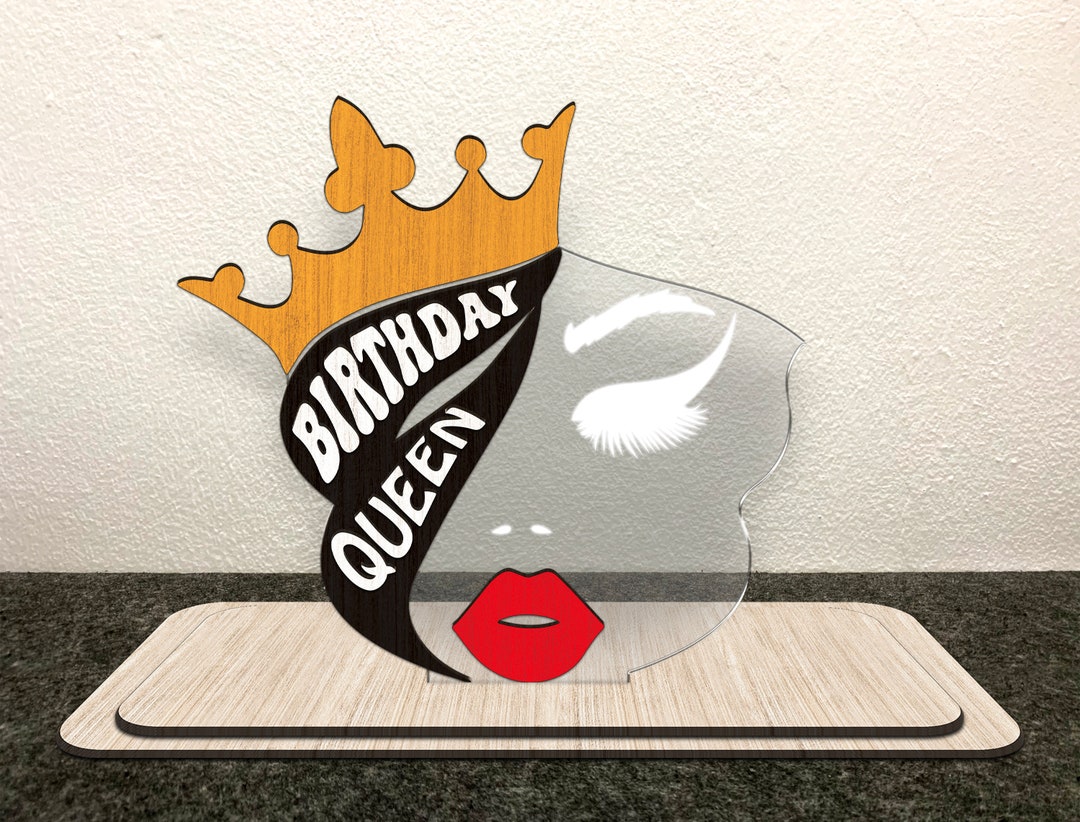 Birthday Queen Decor Svg, Birthday Queen Decor, Birthday Queen SVG