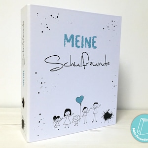 Friends Folder &quot;Blobs&quot; Turquoise | friends book | folder | Nursery | Nursery | friends folder | school | back to school | blobs