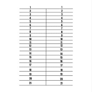 Puede incluir: Gráfico en blanco y negro que ilustra un juego de cornhole. La imagen incluye una silueta de una persona lanzando una bolsa de frijoles, una tabla de cornhole y una cuadrícula numerada del 1 al 21. La palabra "CORNHOLE" está escrita en negrita.