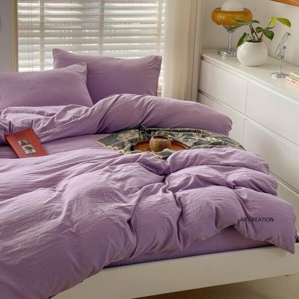Purple Duvet Cover Etsy