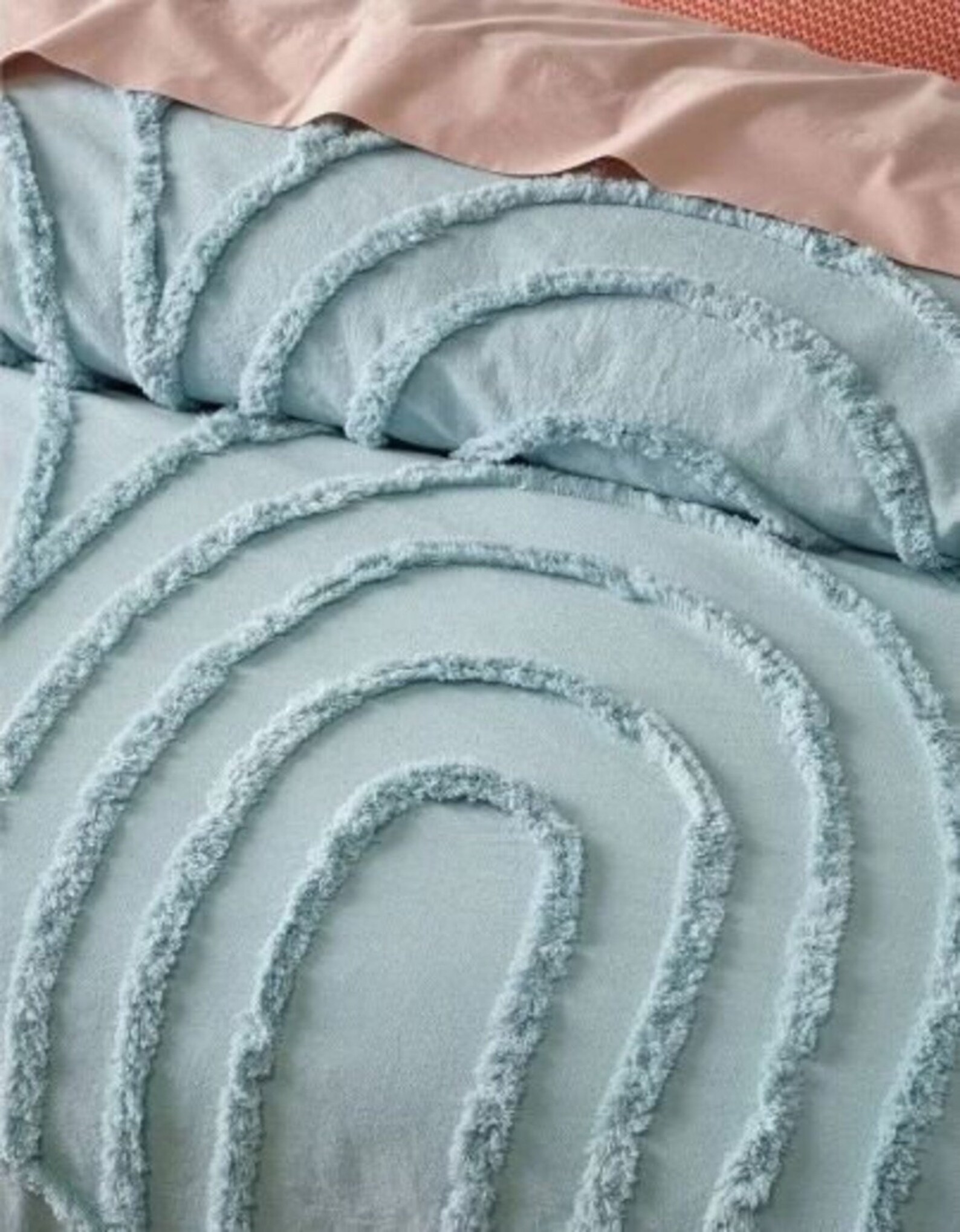 3 Pcs Tufted Cotton Duvet Cover Set Boho Bedding Twin XL Etsy