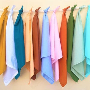 100 Pack Dye Color Cotton Napkin, Washable Wedding Napkins, Cotton napkins, Kitchen Napkin , Wholesale Napkins 10x10"-20x20" All Size