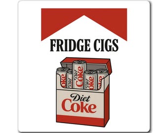 Crispy Fridge Cigarette Magnet, Funny Soda Magnet, Silly Coke Magnet, Crispy  Fridge Cig