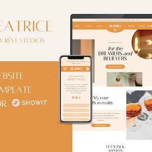 Bold website template, Showit Website Template, Showit Website Template for Coach, Marketing Website, Showit Website Design, minimal
