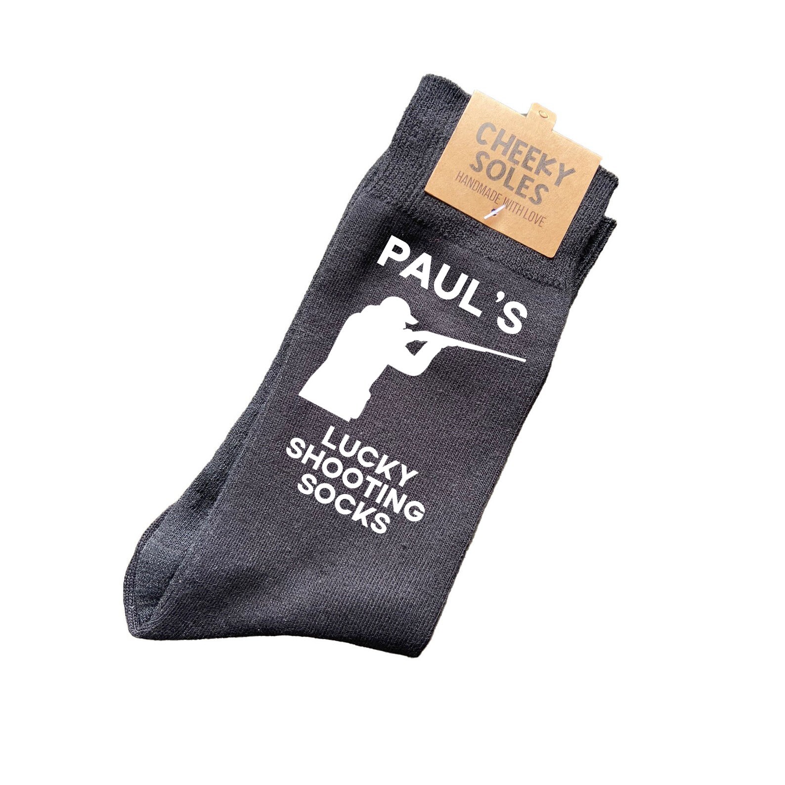 Personalised Lucky Shooting Gift Socks Clay Pigeon Shooting Etsy UK