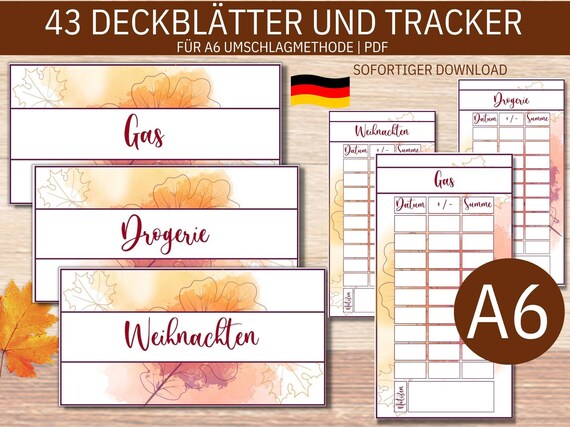 43 Dashboards Deckblätter Inkl. Sinking Funds Tracker Passend Für.