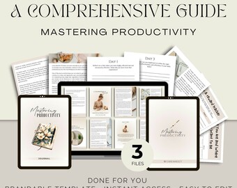 Libro electrónico Mastering Productivity Done For You / Asesor de salud / Pautas de productividad / Recursos de entrenamiento / Guía productiva para entrenadores