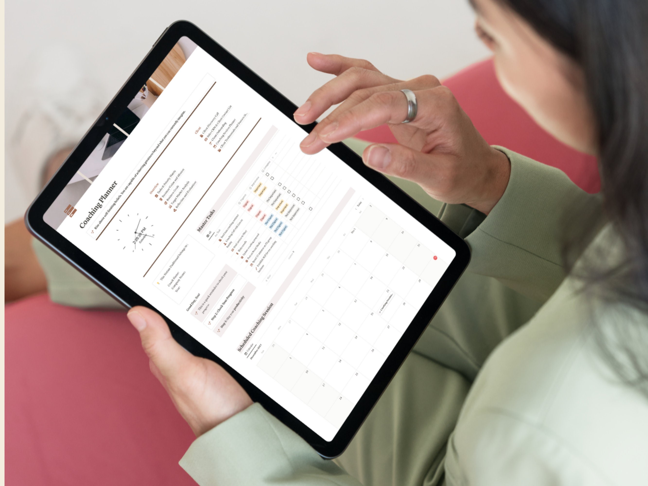 Notion Template Coaching Planner Notion Client Portal Online Course ...