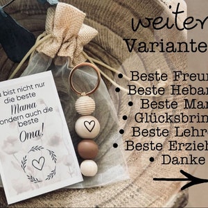Glücksbringer | Schlüsselanhänger | Geschenkidee | beste Mama | beste Oma | beste Lehrerin | beste Erzieherin | Geschenk Hebamme | Grußkarte