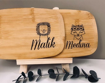 boards | Breakfast boards with names | School enrollment gift | personalized