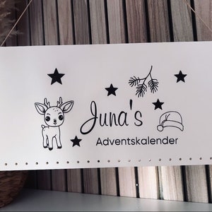 Adventskalender personalisiert personalisierter Adventskalender Adventskalender für Kinder mit Name Weihnachtskalender Adventszeit Bild 3