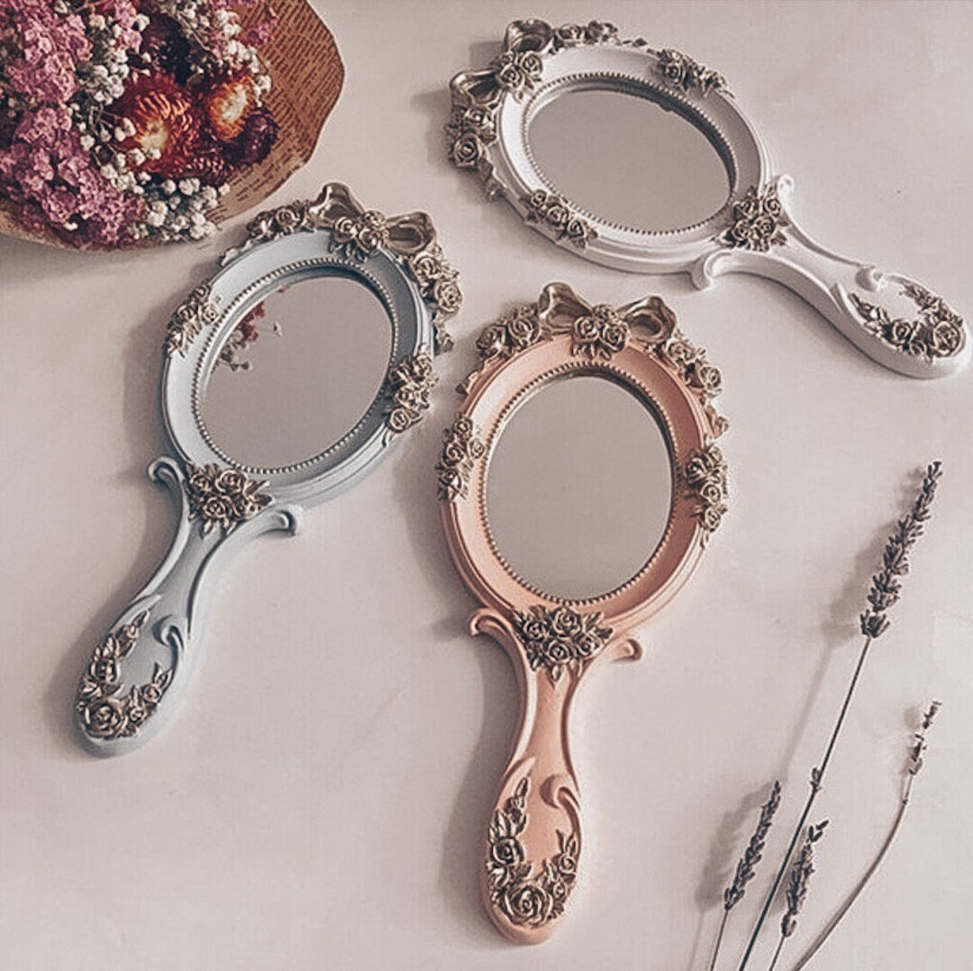 Coquette Hand Mirror Coquette Room Decor Coquette Aesthetic Etsy