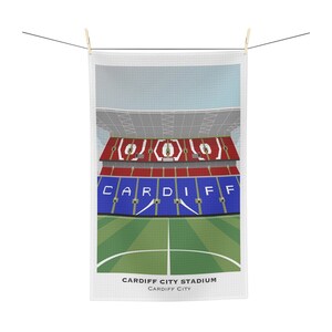 Cardiff City Tea Towel - Cardiff City Stadium