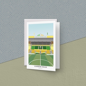 Norwich City wenskaart - Carrow Road