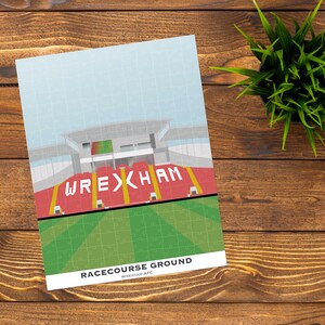 Wrexham Puzzle - Rennbahn Boden