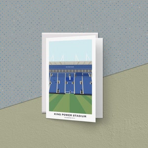 Leicester City Grußkarte - King Power Stadium