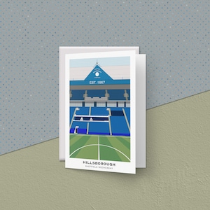 Sheffield Wednesday Greeting Card - Hillsborough