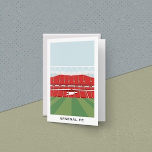 Tarjeta de felicitación del Arsenal - Estadio Emirates