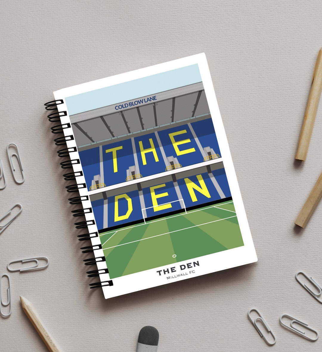 Millwall Notebook - the Den - Etsy UK