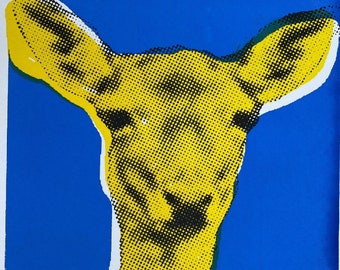 Neon screen print