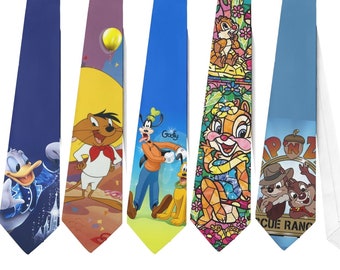 Necktie Donald Goofy Chip and Dale Speedy Gonzales Pluto Cosplay