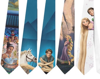 Necktie Flynn Rider Rapunzel Tangled Firefly Princess and the Frog Maximus Cosplay