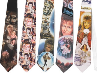 Necktie David Bowie Labyrinth king goblin ziggy Stardust Cosplay