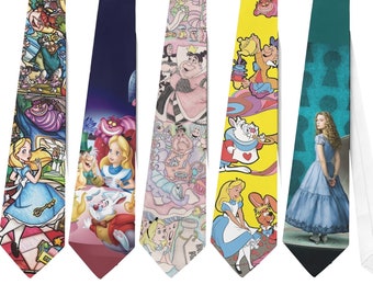 Necktie Alice Cheshire Cat White Rabbit Cosplay