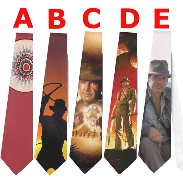 Necktie Indiana Jones Sallah Tie Halloween Cosplay