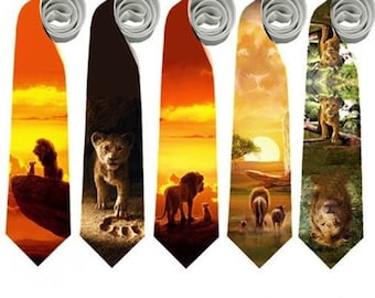 Necktie Lion King Simba Mufasa Rafiki Pumbaa Timon Cosplay