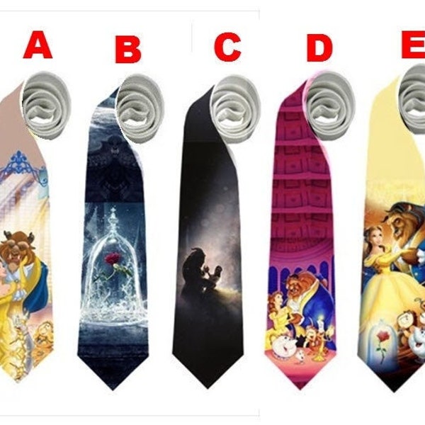 Necktie Beauty and the Beast Bella Rose Chip Potts Cosplay
