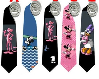 Necktie Pink Panther Micky Daisy Minnie Halloween Cosplay