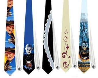 Necktie Hellraiser Chucky Chainsaw Jason Vorhees Cosplay