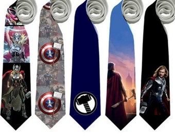 Necktie Thor Hela Ragnarok Valkyrie Grandmaster Comic Action Cosplay